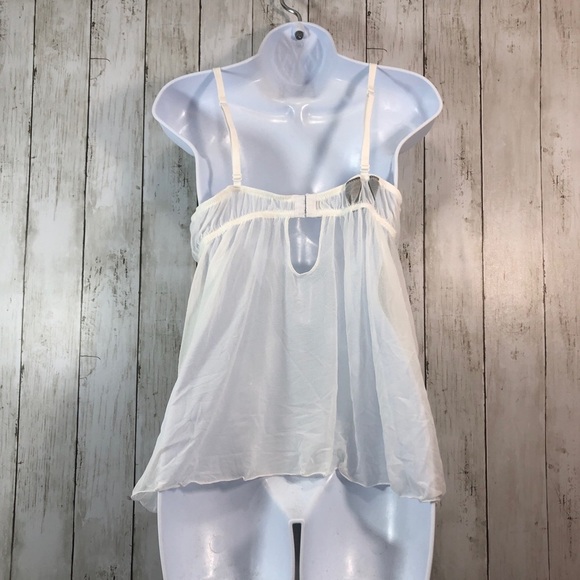 Passion Forever Teddy Flyaway Sheer Top L - Picture 2 of 6